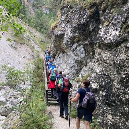 Steig am Fels