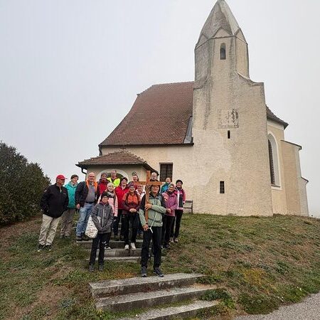 Gruppenfoto unterwegs